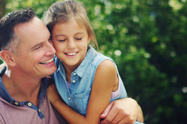 tình cảm giữa người cha và con cái giúp tăng cường đáng kể sự tự tin ở trẻ em