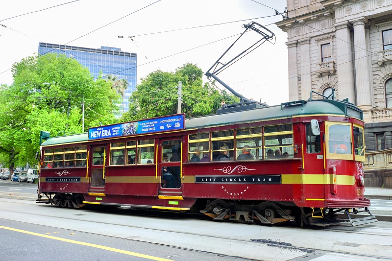 Tại thành phố Melbourne có các phương tiện di chuyển nào?